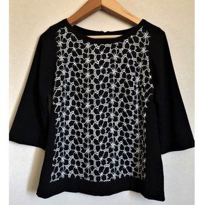 NWT Ann Taylor Embroidered Blouse